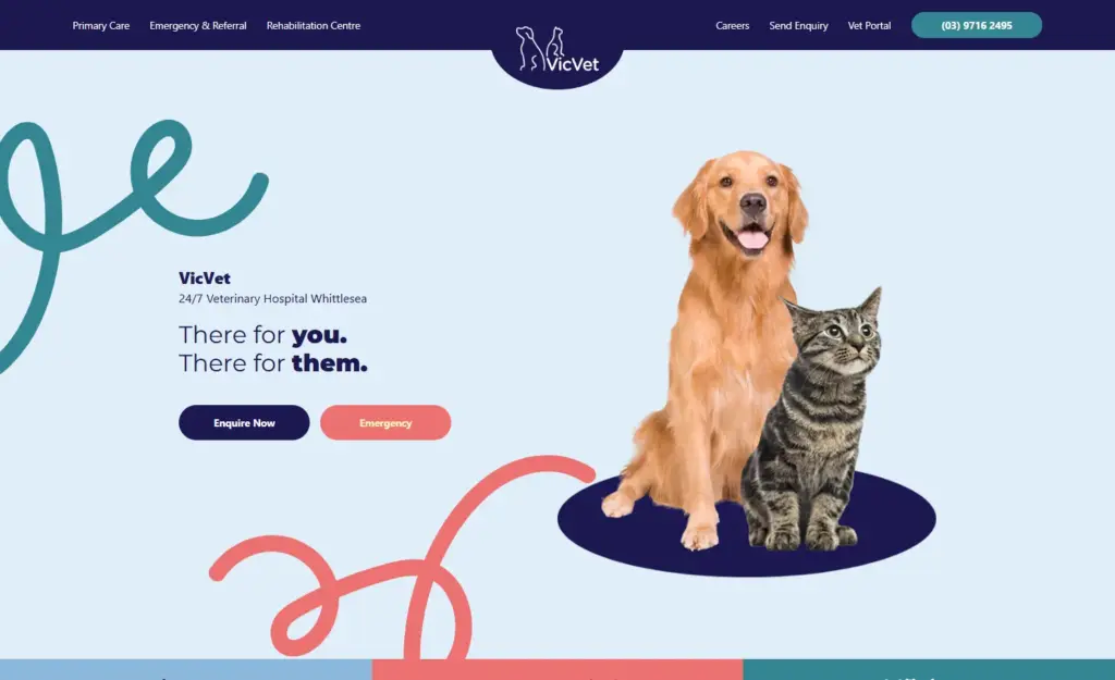 Screenshot [vicvet.au]